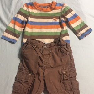 *5 for $15* 3-6 month brown fox outfit